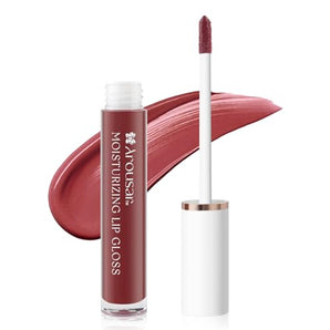 Arousar Moisturizing Lip Gloss, Non-Stick and Non-Drying Luminous Tinted Lip Shine, High Shine for Plumper Looking Lips, Long Lasting for 12 Hours
