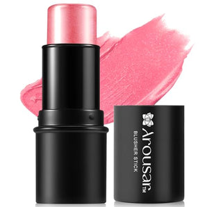 Arousar Blush Stick for Cheeks, Moisturizing Creamy Formula, Pigmented and Natural Color, Long Wearing and Smudge Proof Cosmetics