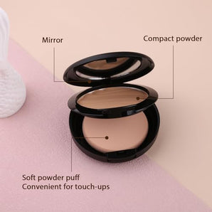 Arousar Pressed Face Powder, Flawless and Oil Control Pressed Setting Powder, Long Lasting Matte Finish