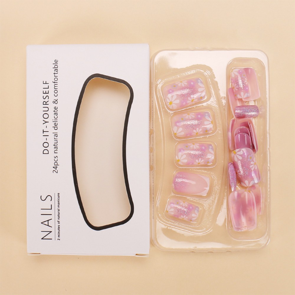 Lavender Purple  French Press on Nails 24pcs